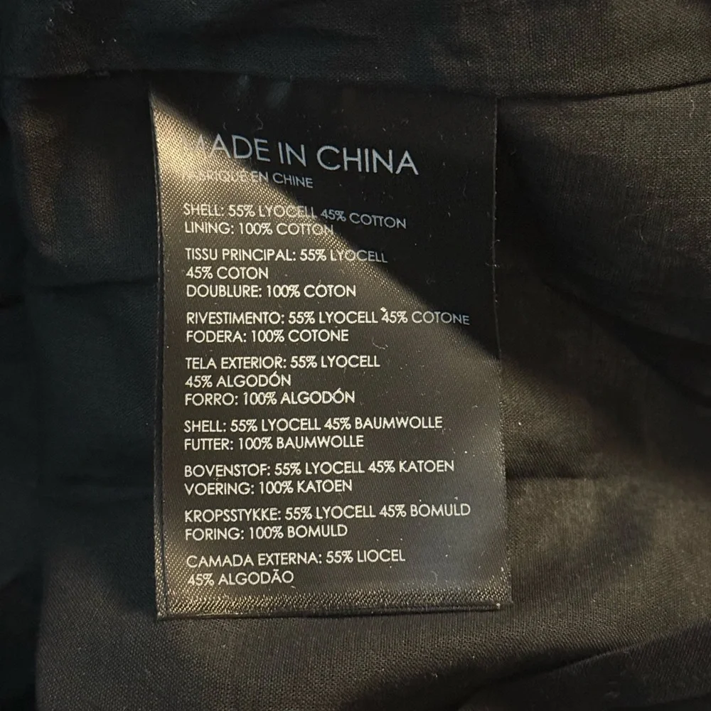 Club Monaco Black and White Floral Printed Square Neck Midi Dress Size 4 NWT - Picture 6 of 10